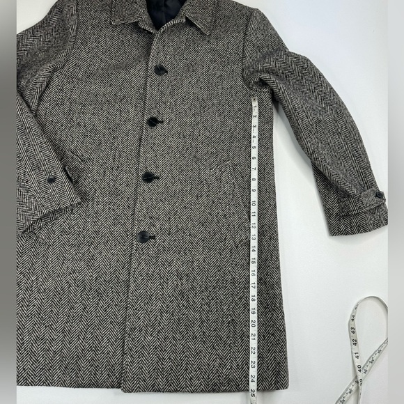 NWT J. Crew Thompson Herringbone Wool Blend Driving Jacket Mens Size 38 Medium - Picture 10 of 16